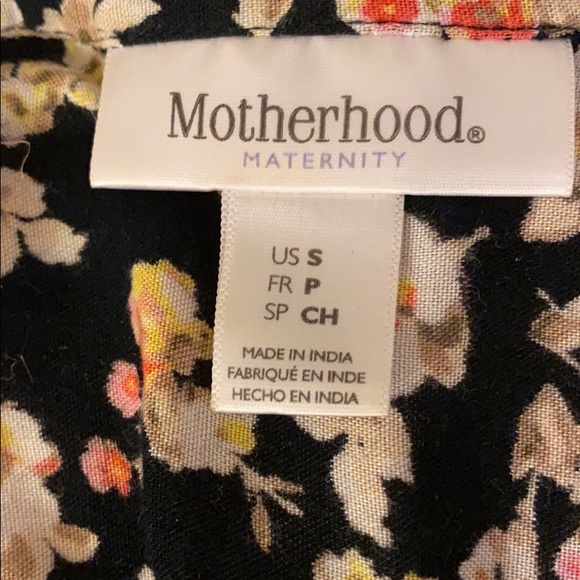 *SOLD* Long sleeve Motherhood Maternity floral blouse - Picture 4 of 5